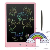 Pilipada LCD Writing Tablet Colorful Drawing Tablet, 10 Inches Light Drawing Board Doodle Pad, Early Educational Writing Board for Kids