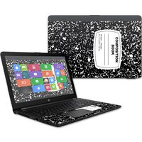 MightySkins Skin Compatible With HP 15t Laptop 15.6" (2017) - Composition Book | Protective, Durable, and Unique Vinyl Decal wrap cover | Easy To Apply, Remove, and Change Styles | Made in the USA