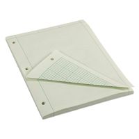 AmazonBasics Engineering Computation Pad, 8.5" x 11", Quad/Margin Rule, 100 Sheets