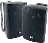 Dual - 4"" 3-way Indoor/outdoor Speaker, Black Computers, Electronics, Office Supplies, Computing