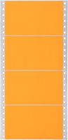 Compulabel Pinfeed Labels Fanfold Permanent Adhesive, 5" x 2 15/16", Fluorescent Orange (162202)