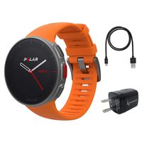 Polar Vantage V Pro Multisport GPS Watch Wearable4U Wall Charging Adapter Bundle
