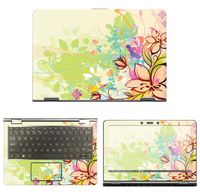decalrus - Protective Decal Floral Skin Sticker for HP Pavilion x360 11M-AD013DX (11.6" Screen) case Cover wrap HPpavilionX360_11M-36