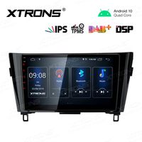 XTRONS Android 10.0 Car Stereo Radio Player 10.1 Inch IPS Touch Screen GPS Navigation Built-in DSP Bluetooth Head Unit Supports Full RCA Backup Camera WiFi OBD2 DVR TPMS for Nissan X-Trail Qashqai