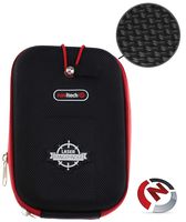 Navitech Black EVA Rangefinder Hard Case/Cover with Carabiner Clip Compatible with The Nikon COOLSHOT 20 / Nikon COOLSHOT 40 / Nikon COOLSHOT 40i / Nikon COOLSHOT 80 VR/Nikon COOLSHOT 80i VR