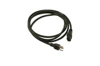 Interpower 70401020244 North American Cord Set, NEMA 5-15P Plug Type, IEC 60320 C13 Connector Type, Black Plug Color, Black Cable Color, 10A Amperage, 125VAC Voltage, 2.44m Length