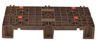 Fast Lock FLP-02-001 HDPE Recycled Plastic Adaptable, Interlocking Pallet and Storage System (Pack of 2)