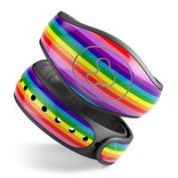 Design Skinz Rainbow Premium Vinyl Decal Wrap Cover for The Disney MagicBand 2 (Fits Magic Band 2.0 for Disney Parks)