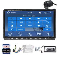 Car Autoradio 2 DIN Car DVD Player Car Stereo Head Unit Bluetooth Auto Video 7 inch Car Audio SWC GPS Navigation Rearview Back Camera