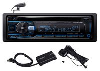 Alpine CDE-175BT in-Dash Bluetooth CD Receiver Car Stereo USB/AUX+SiriusXM Tuner