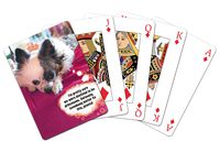 Tree-Free Greetings Standard Playing Card Deck, Royally Awesome Themed Pet Lover Cute Dog Art (15159)
