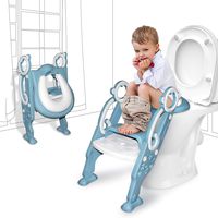 GrowthPic Toddler Toilet Seat with Step Stool Ladder for Boy and Girl Baby Potty Training Seat Kid's Toilet Trainer Seat Chair