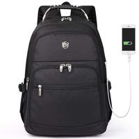 Aoking Extra Large Backpack for 17 Inch Laptop Computer Durable Travel Backpack for Men Women, Big Business College School Bookbag (Black)