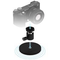 Sabrent Rubber-Coated Magnetic Mount for Action Cam/Cameras and Small DSLR (CS-MG88)