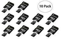 10 PACK Transcend 10 x 16GB Class 10 microSDHC Flash Memory Card TS16GUSDHC10