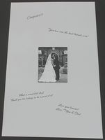 Amazon Photo Mats 24x36 White Signature and Autograph Picture Mat for 8x10 Picture. Weddings, Baby Showers, Reunions, Events