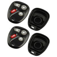 Key Fob Keyless Entry Remote Shell Case & Pad fits Chevy 2003-2007 Express / GMC 2003-2007 Savana