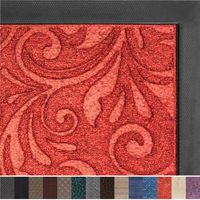 Gorilla Grip Original Durable Rubber Door Mat, 29 x 17, Heavy Duty Doormat, Indoor Outdoor, Waterproof, Easy Clean, Low-Profile Autumn Mats for Entry and High Traffic Areas, Vintage Wine