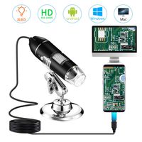 Digital Handheld Microscope, STPCTOU 40 to 1000x Magnification Endoscope 8 LED Mini Camera with OTG Adapter and Metal Stand Compatible with Mac Window7 8 10 Android Linux
