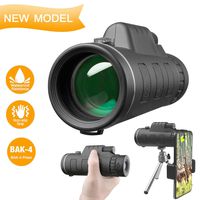 DOTSOG 40X60 High Power Monocular Telescope,Monocular Scope with Smartphone Holder,BAK4 Prism for Concert Bird Watching Hunting Camping Travelling Wildlife-[2019 Upgraded Version]