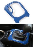 Dwindish Blue ABS Interior Mouldings Car Decorative Gear Panel Frame Trim Cover for Jeep Renegade 2015 up
