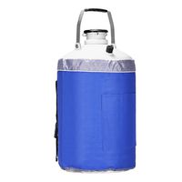BestEquip Liquid Nitrogen Container Aluminum Alloy Liquid Nitrogen Tank Cryogenic Container with 3 Canisters and Carry Bag (10L)
