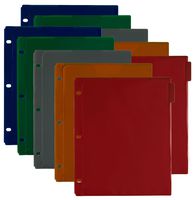 Five Star Flex NoteProtector Dividers for Flex NoteBinder, 5 Tab Dividers, 11-1/2" x 9-3/4", Assorted Colors, 2 Pack (38066)