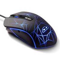 MageGee G6 wired gaming mouse with adjustable DPI, colorful backlight for computer/win/mac/pc ...