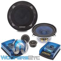 Audiobahn ABC525T 5.25" 120W RMS 2-Way Component Speakers System