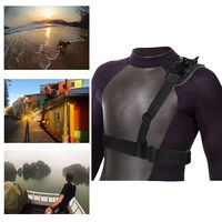 Navitech Adjustable Elastic Body Chest Strap Mount Belt Harness Compatible with The Drift Ghost X