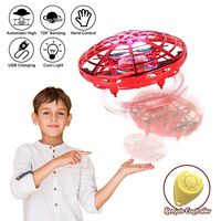 98K Hand Operated Drones for Kids or Adults, Light Up Joy Flying Ball Drone, Helicopter Mini Drone, Easy Indoor Small Flying Toys Gift for 4, 5, 6, 7, 8, 9, 10, 11, Year Old Boys and Girls
