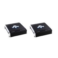 Autotek 1200 Watt 2 Channel Amplifier Audio Stereo Class A/B Power Amp (2 Pack)