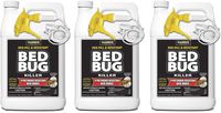 HARRIS Bed Bug Killer, Toughest Liquid Spray with Odorless and Non-Staining Extended Residual Kill Formula (Gallon) (Тhrее Pаck)