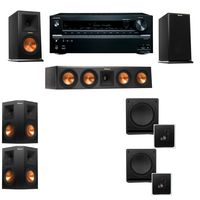 Klipsch RP-160M-E Monitor Speaker 5.2 SW-112 Onkyo TX-NR646