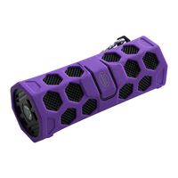 Aqua Sound Water Proof Adventure Bluetooth Speaker with Bluetooth 2.1 + EDR, 5W X 2 Output Power and IPX67 Water Proof Level