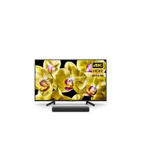 Sony XBR-43X800G 43-Inch 4K Ultra HD LED TV (2019 Model) and Sony S200F 2.1ch Sound Bar with built-in Subwoofer and Bluetooth, (HT200F)