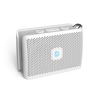 DOSS Genie Portable Bluetooth Speaker with Clean Sound, 33ft Bluetooth Range, Built-in Mic, Ultra-Portable Design, Wireless Speaker Compatible for Home, Outdoors, Travel - White