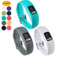 Watbro Compatible with Garmin Vivofit 4 Bands, Silicone Replacement Watch Band Strap for Garmin Vivofit 4 Activity Tracker, Sport Colorful Wristband for Vivofit 4 Smartwatch Women Men Large Small