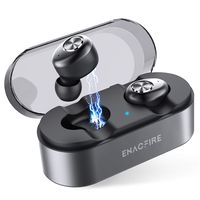 Wireless Earbuds, ENACFIRE E18 Plus Bluetooth Earbuds with Wireless Charging Case CVC8.0 3D Stereo Sound Deep Bass 8H Non-Stop Playtime IPX7 Waterproof