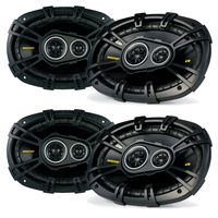 Kicker Ram Crew Cab Truck 2012 & up speaker upgrade - Two pairs of Kicker CS 6x9" 3-way coaxial speakers.
