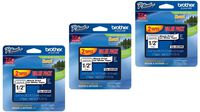 Brother Laminated Black On White Tape 6Pack (TZe2312PK)