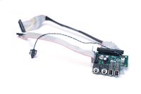 Genuine Dell FT231 XW055 UM941 Front I/O Board With Power Cables For Optiplex 755 760 780 Small Form Factor SFF Systems Compatible Part Numbers: XW055, P9847, UM941, P8409, FT231