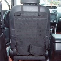 Yawayda Seat Back Organizer with Gun Rack Feature Tactical Seat Behind Gun Holder Molle Panel Cover Car Seat Storage Universal Fit Vehicles SUV Truck MPV Pickup (1)