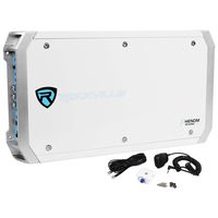 Rockville Marine/Boat 2600 Watt 6 Channel Amplifier + PA Microphone (RXM-S6)