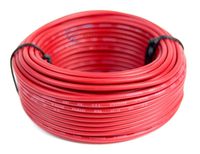 Audiopipe 50' Feet 18 Gauge Red Primary Remote Wire Car Auto Power Cable