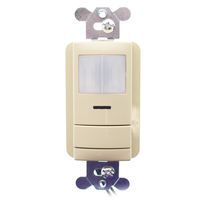 Sensor Switch WSX-PDT-SA-IV Dual-Tech Vacancy Wall Mount Sensor, 120/277V, Ivory