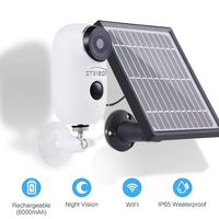 Outdoor Solar Battery Powered Security Camera System,YTVISON 1080p HD 2-Way Audio Night Vision with PIR Motion Sensor SD Card Slot and Cloud Service