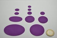 Nordtown Down Jacket First Aid Repair Patch Kit (Self Adhesive) 14 Colours (Dark Purple)