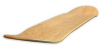 Blank Decks Warning Skateboard Deck (Colors may vary 7.75-Inch)