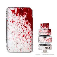 IT'S A SKIN Decal Vinyl Wrap for VooPoo Drag 2 V2 & UForce T2 Tank Vape Sticker Sleeve Cover/Blood Splatter Dexter